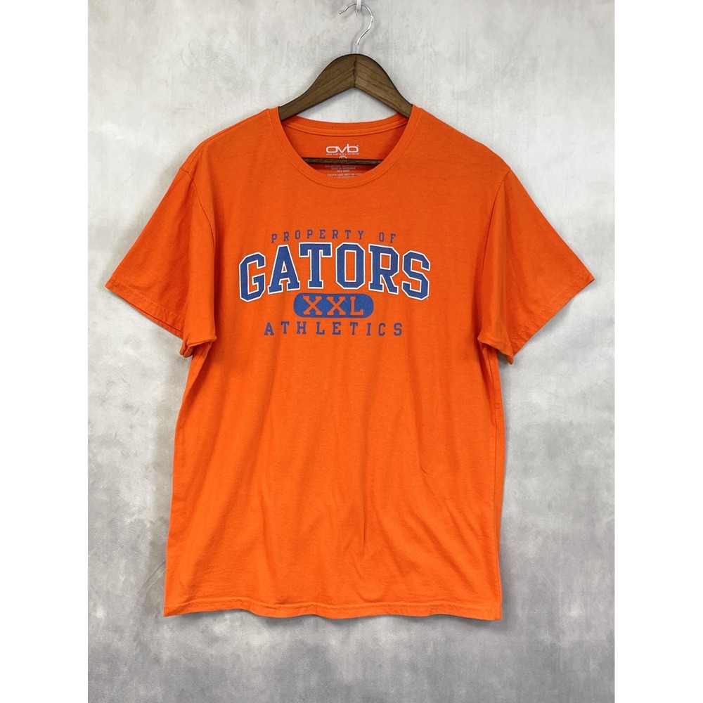 Old Varsity Brand Florida Gators T Shirt Mens Large Orange Graphic Tee Sport Fan